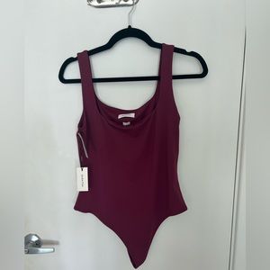 Aritzia Babaton Bodysuit in Grapevine